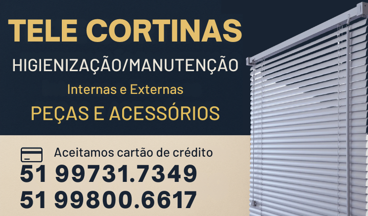 Tele Cortinas - Higienização e Manutenção